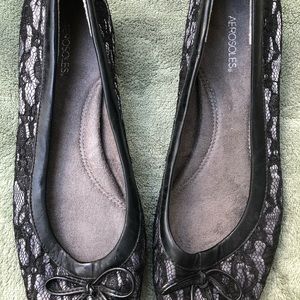 Aerosols lace cloth flats size 8.5